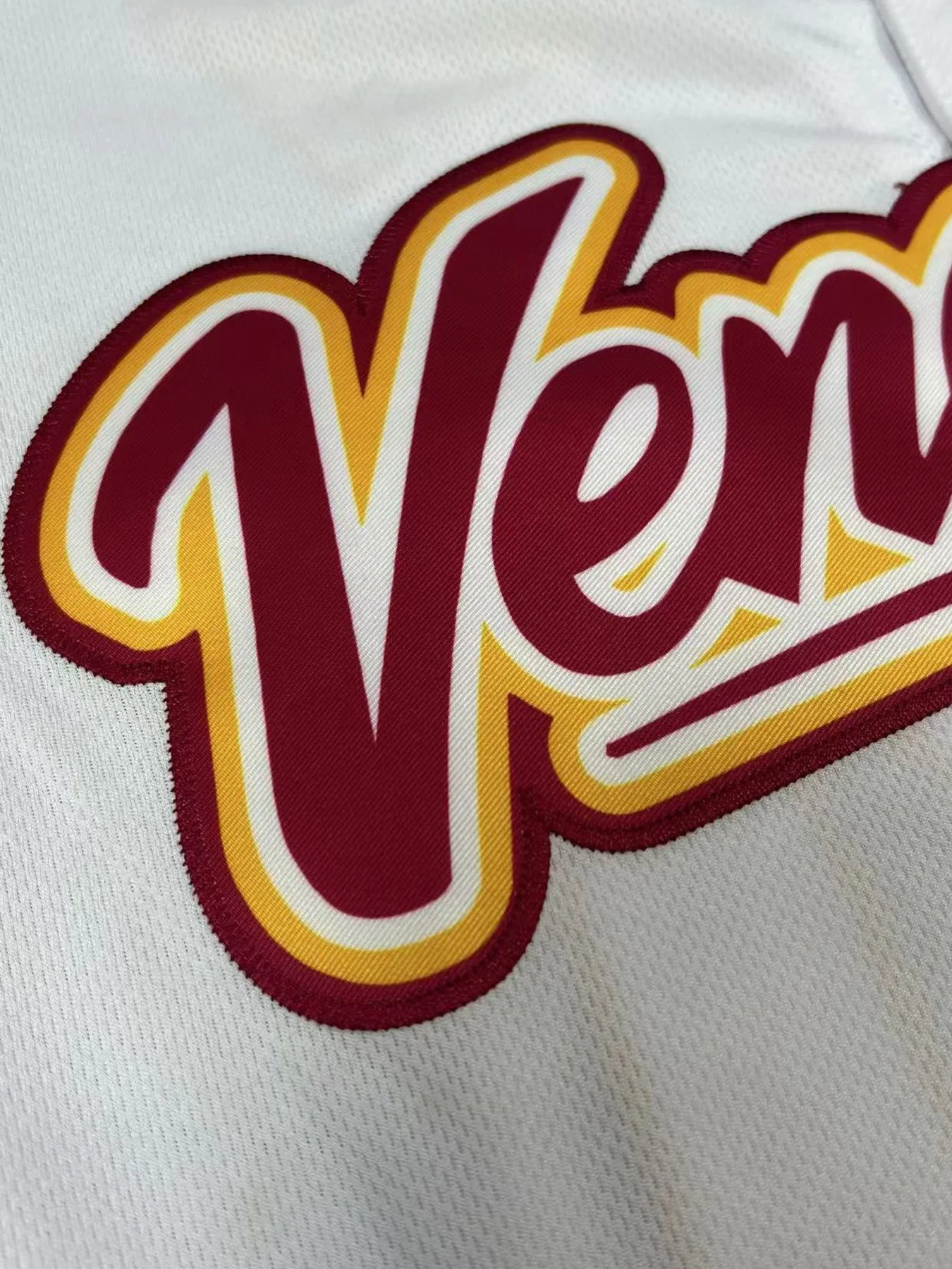 Men's Breathable Baseball Jersey V-Neck Short Sleeve "Venezuela" Embroidery, Breathable Loose Fit Baseball Shirt for Casual Wear