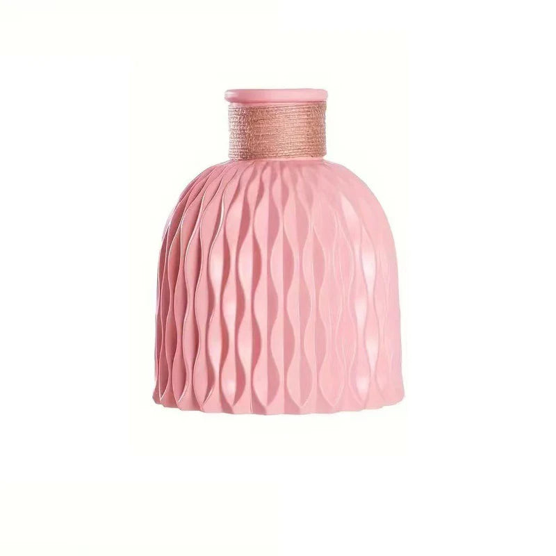 Plastic Flower Vase, Faux Ceramic Vase For Home Decoration