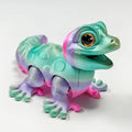 3D Printed Multi-joint Movable Animals Model Kid Toys Cute Relief Sensory Toy Funny Home Accessories Kids Gift Desktop Ornament