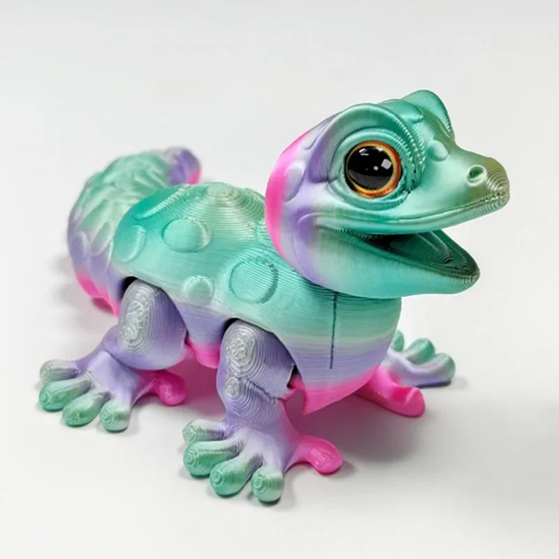 3D Printed Multi-joint Movable Animals Model Kid Toys Cute Relief Sensory Toy Funny Home Accessories Kids Gift Desktop Ornament