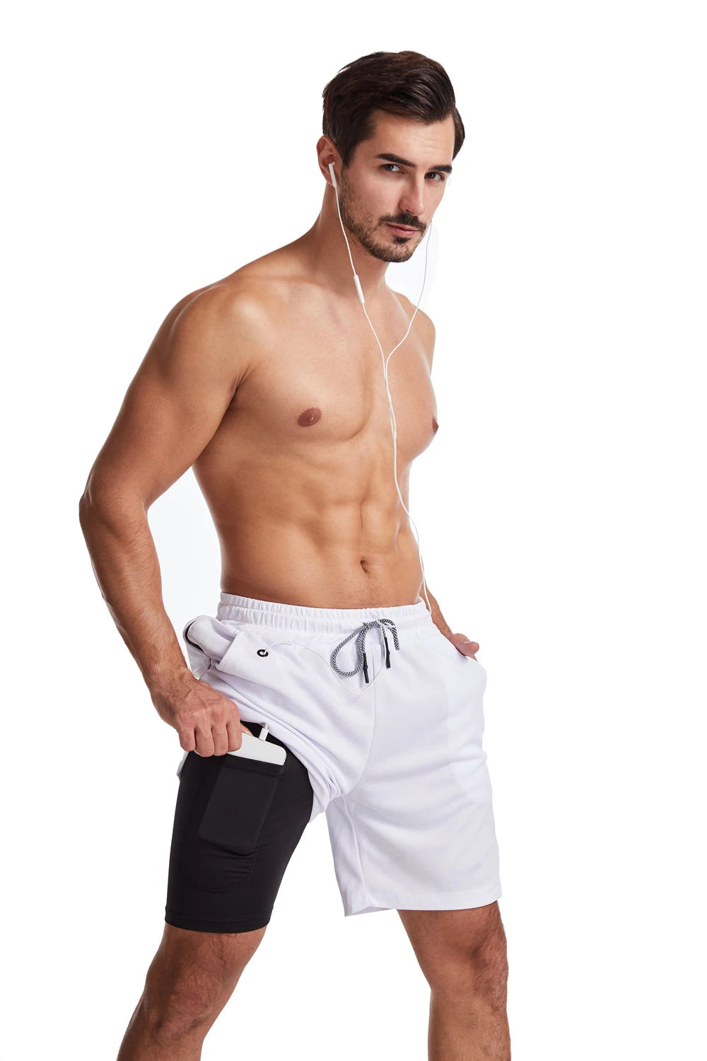2025 Newest Running Shorts Men 2 in 1 Training Gym Shorts Fitness Men Joggers Jogging Summer Sports Shorts Workout Short Pants