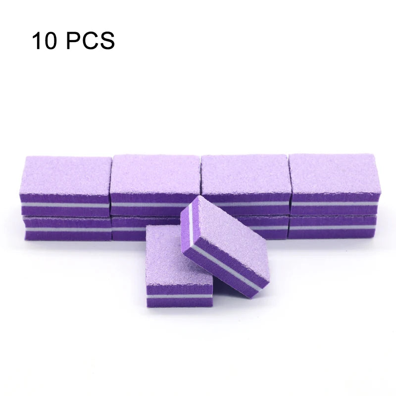 Nails Buffer Grind Buffing Block pink Nail File For Pedicure Manicure Care Nail Art Sponge Buffer Polish Nail accessories Tools