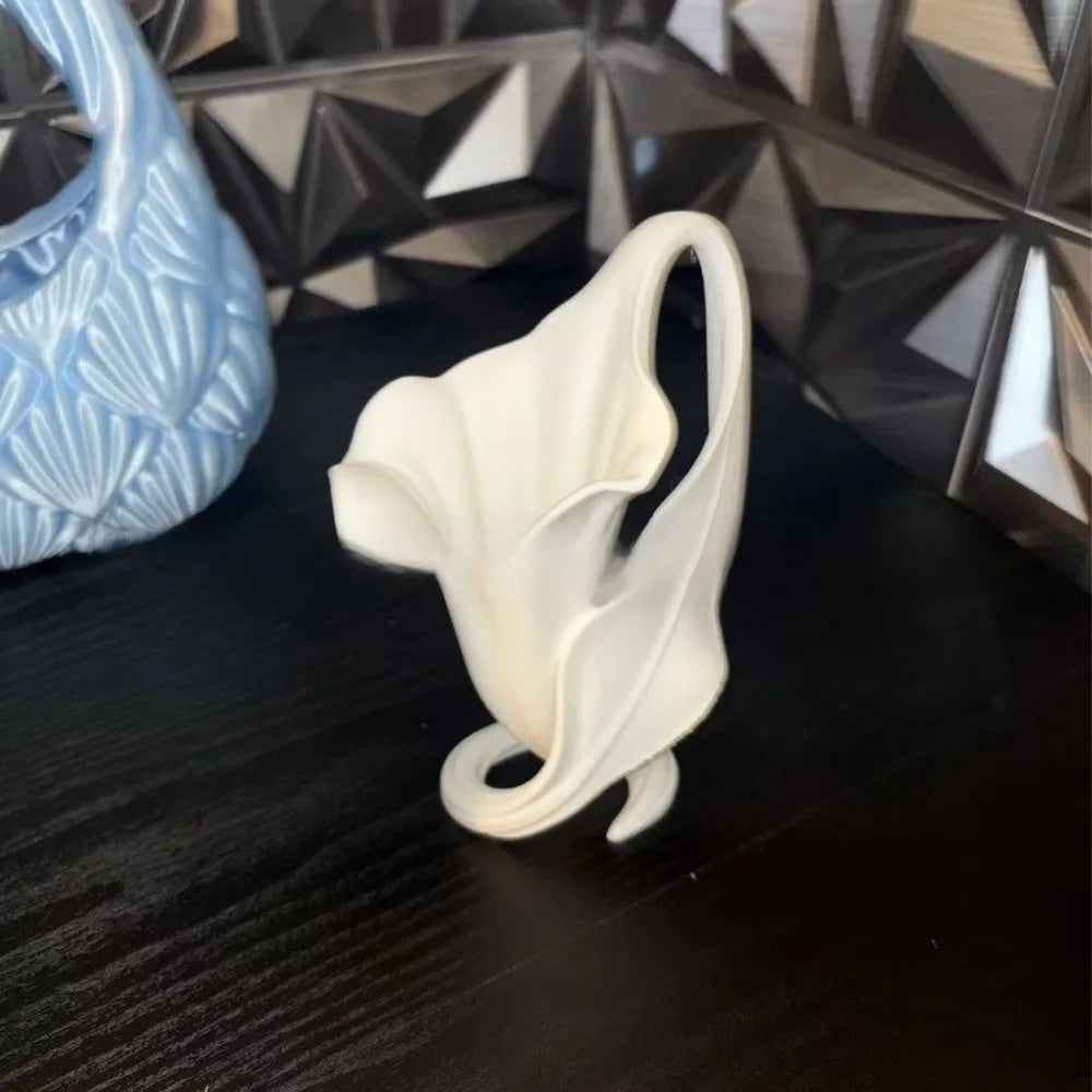 3D Printed Desktop Decoration Creative Irregular Abstract Vase Tabletop