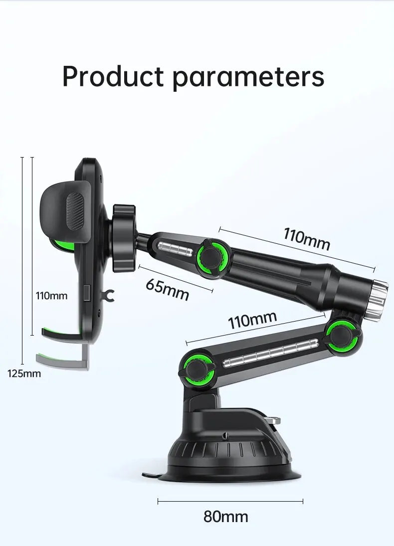Suction Cup Phone Holder Windshield/Dashboard/Window, Universal Suction Cup Car Phone Holder Mount with Sticky Gel Pad, Compatib
