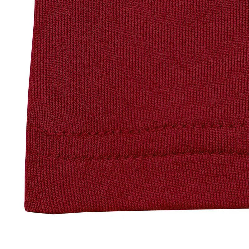 Women's Dresses Autumn New Sexy One-Shoulder Red Dress Streetwear Fashion Casual Slim Elegant Female Club Knitted Dress Clothing