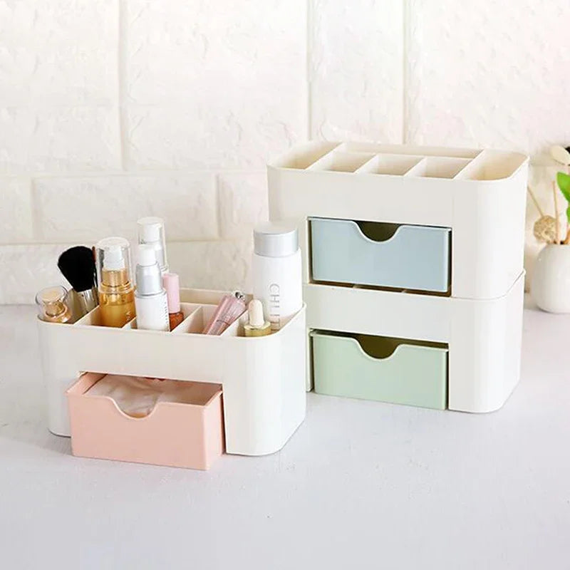 Nails Art Plastic Organizer Container Gel Polish Remover Cleaning Cotton Pad Swab Box Storage Case Decoration Accessories Tool N