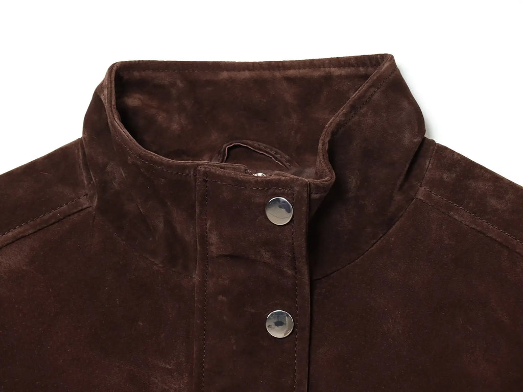 Fashion Big Pocket Elegant Women's Loose Warm Jacket