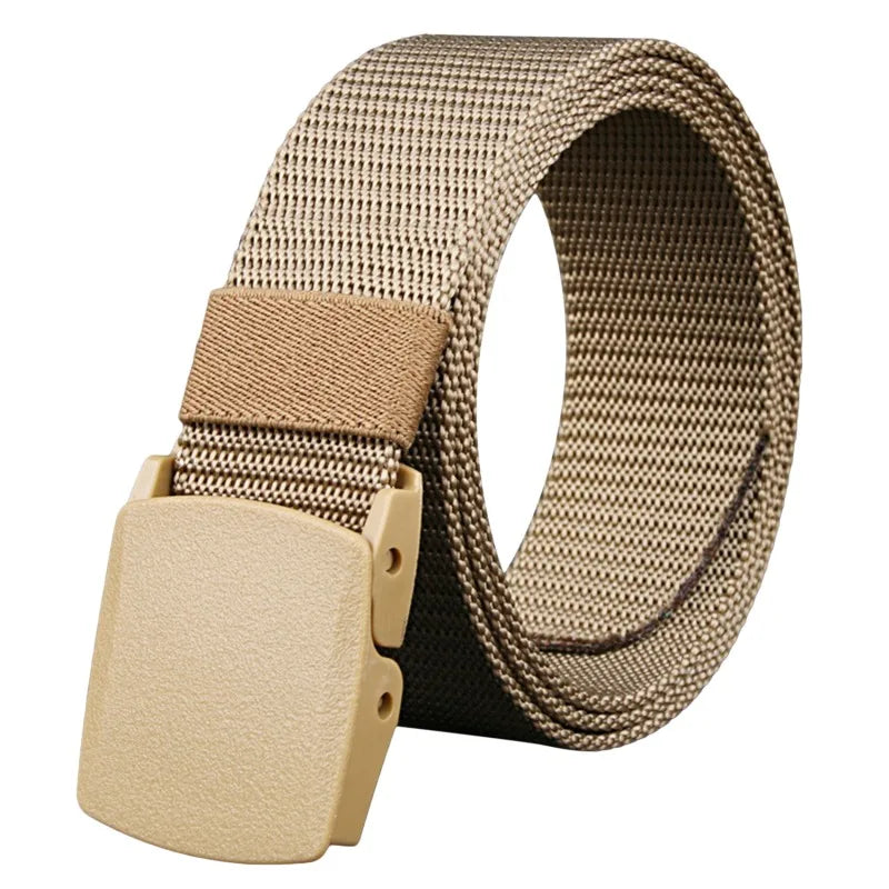 Men's Belt Outdoor Casual Canvas Belt Metal Free Training Nylon Tactical Belt With Pants Jeans Belt Sports Belts For Men Women