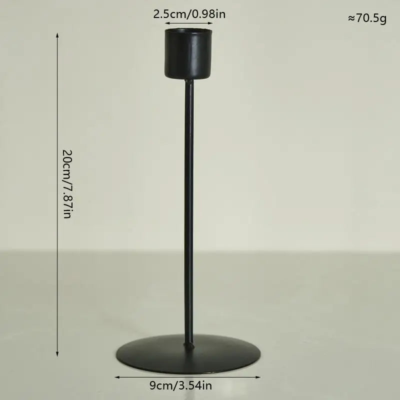 European Style Metal Candle Holders Simple Golden Wedding Decoration Bar Party Living Room Decor Home Decor Candlestick