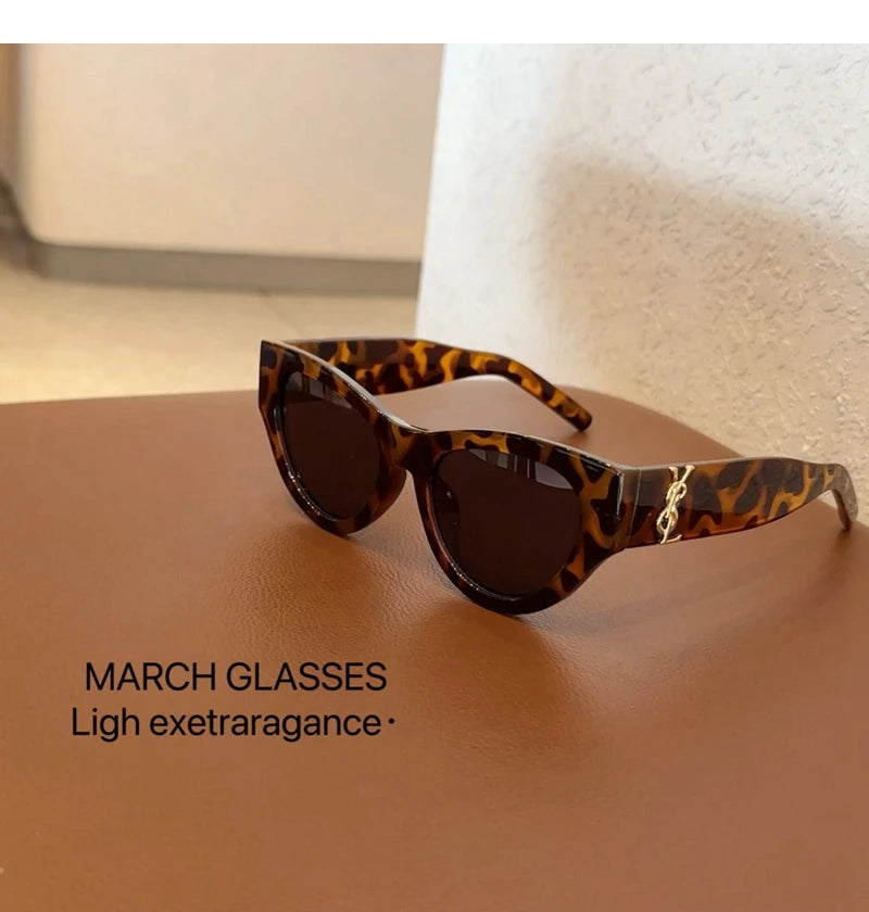 Fashion Women Sunglasses Luxury Retro Sun Glasses Cat Eye Eyewear for Men Gafas De Sol Hombre  Oculos De Sol Masculino 2025