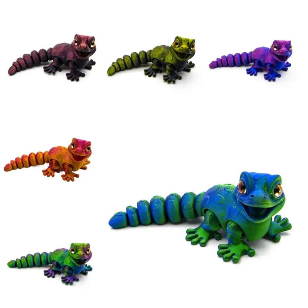 2025 Multi-joint Movable 3D Printed Animals Mini Home Accessories Relief Sensory Toy Funny Cute Kids Gift