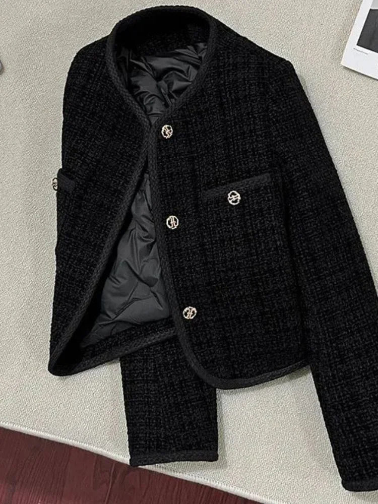 High-end Women's Tweed Coat 2025 Autumn and Winter New Arrival Noble French Elegant Fashionable Versatile Short Jacket