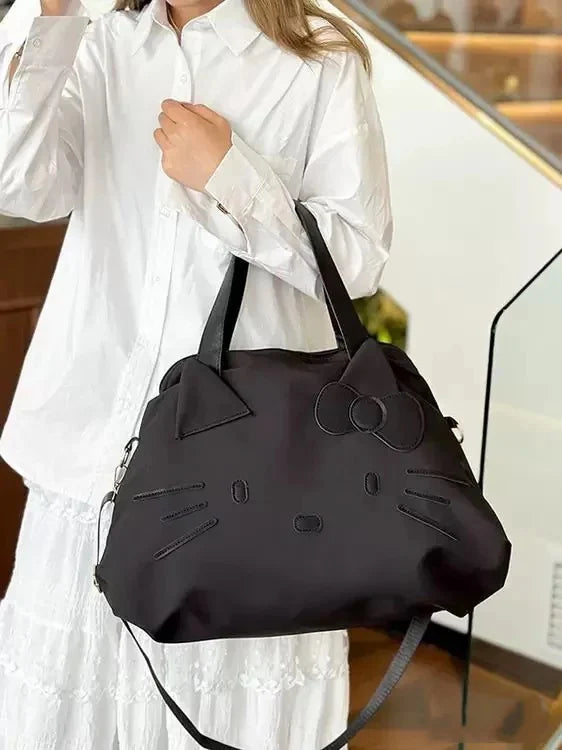 Best-seller Large Capacity Handheld Cartoon Travel Bag for Business Trips Cute Gift Kitty Bag Convenient Best Gift