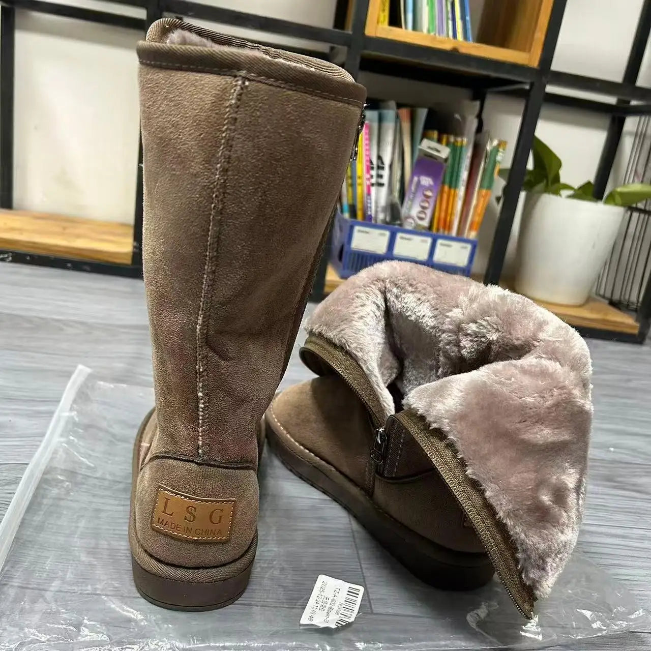 Women Classic Ladies Girls Winter Snow Boots 2024 Waterproof Warm Genuine Leather Fur Australia Plus Velvet Knee High  Winter