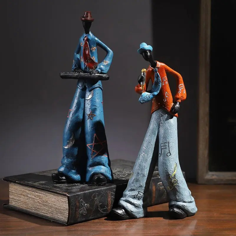Wine Cabinet Decoration Western The Band Characters Retro Ornaments
