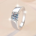 Luxurious 925 Sterling Silver 6-10# Exquisite Zircon Ring Women'S Fashion Wedding Gift Jewelry Accessories