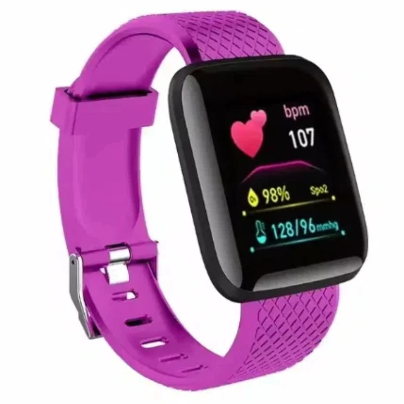 Smart Watch For Men Women Kids Message Remind Music Control Sport Step Calories D13 Smartwatch Alarm Clock 116Plus