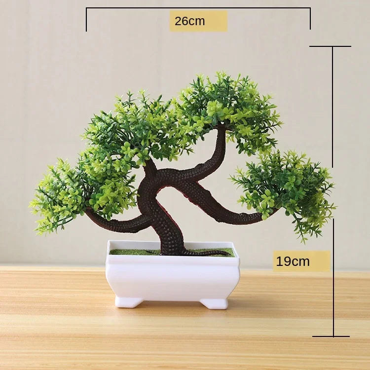 Artificial Plants Potted Bonsai