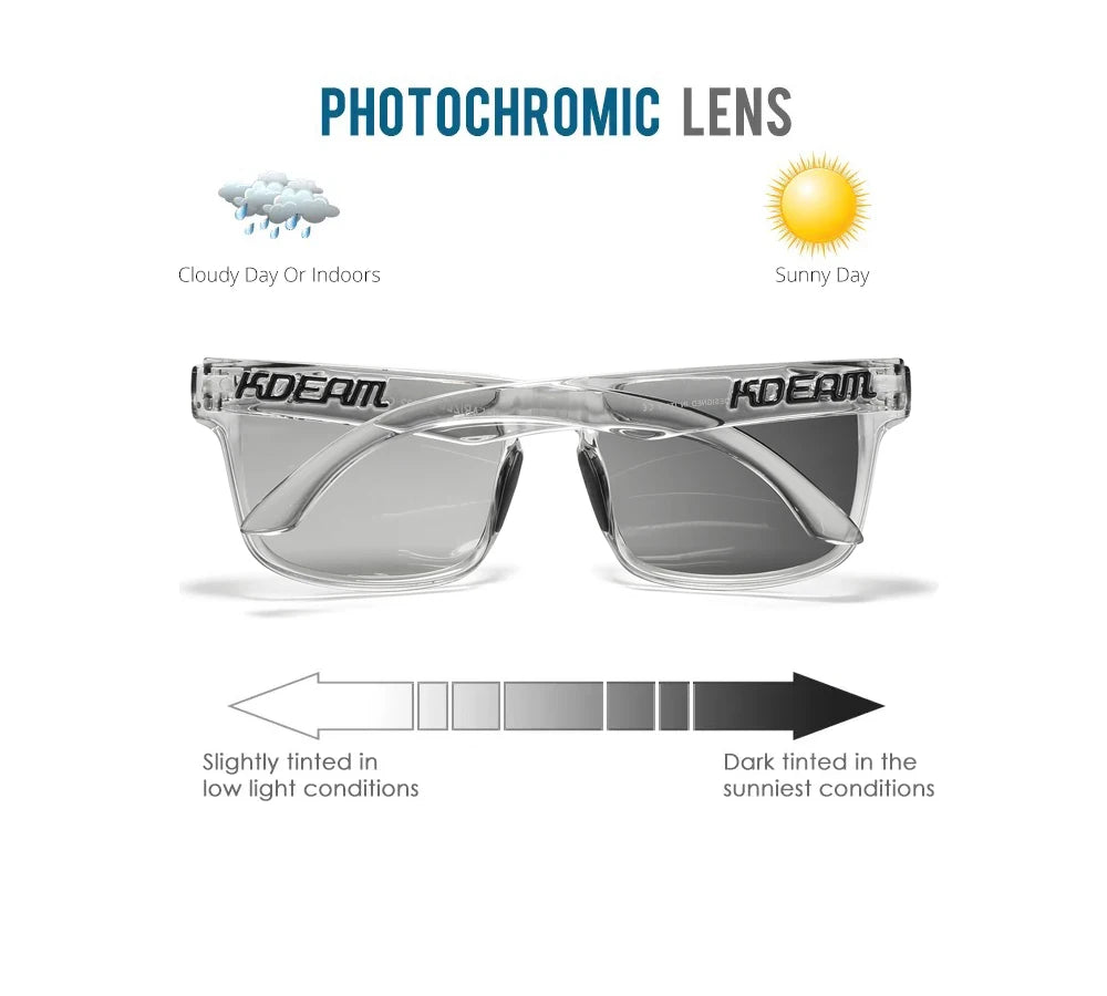KDEAM Men's Square Sunglasses