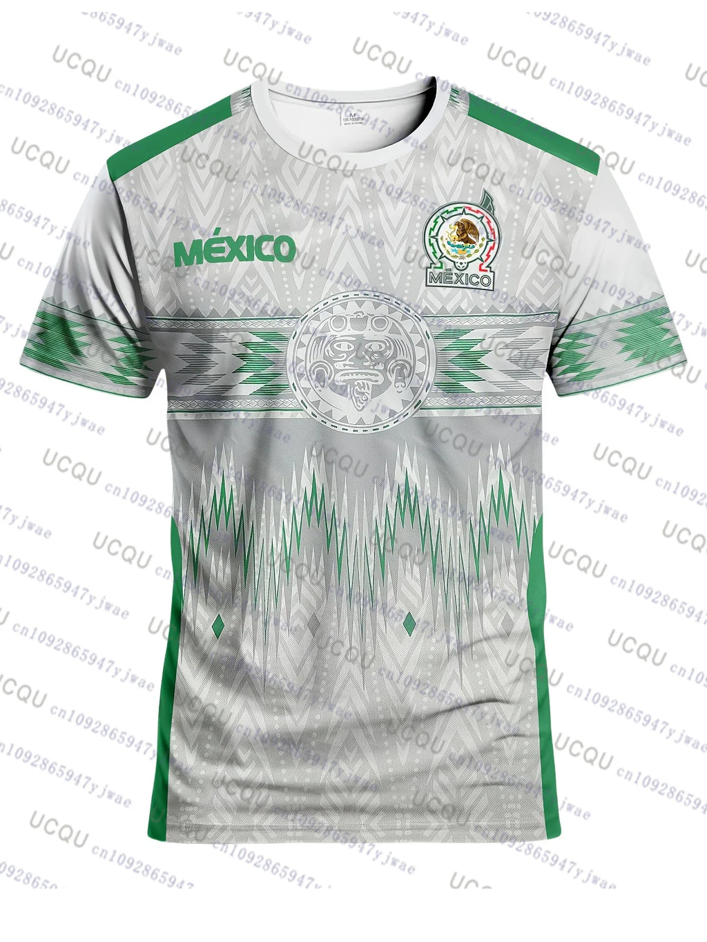 Mexico Football Jersey Men Women Clothes 3D Printed Sports Casual Outdoor Daily Training Quick-Drying Sort Shirts Beach Tshirt
