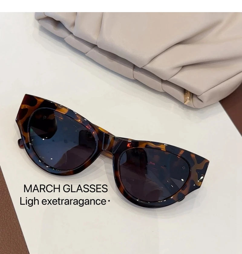 Fashion Women Sunglasses Luxury Retro Sun Glasses Cat Eye Eyewear for Men Gafas De Sol Hombre  Oculos De Sol Masculino 2025