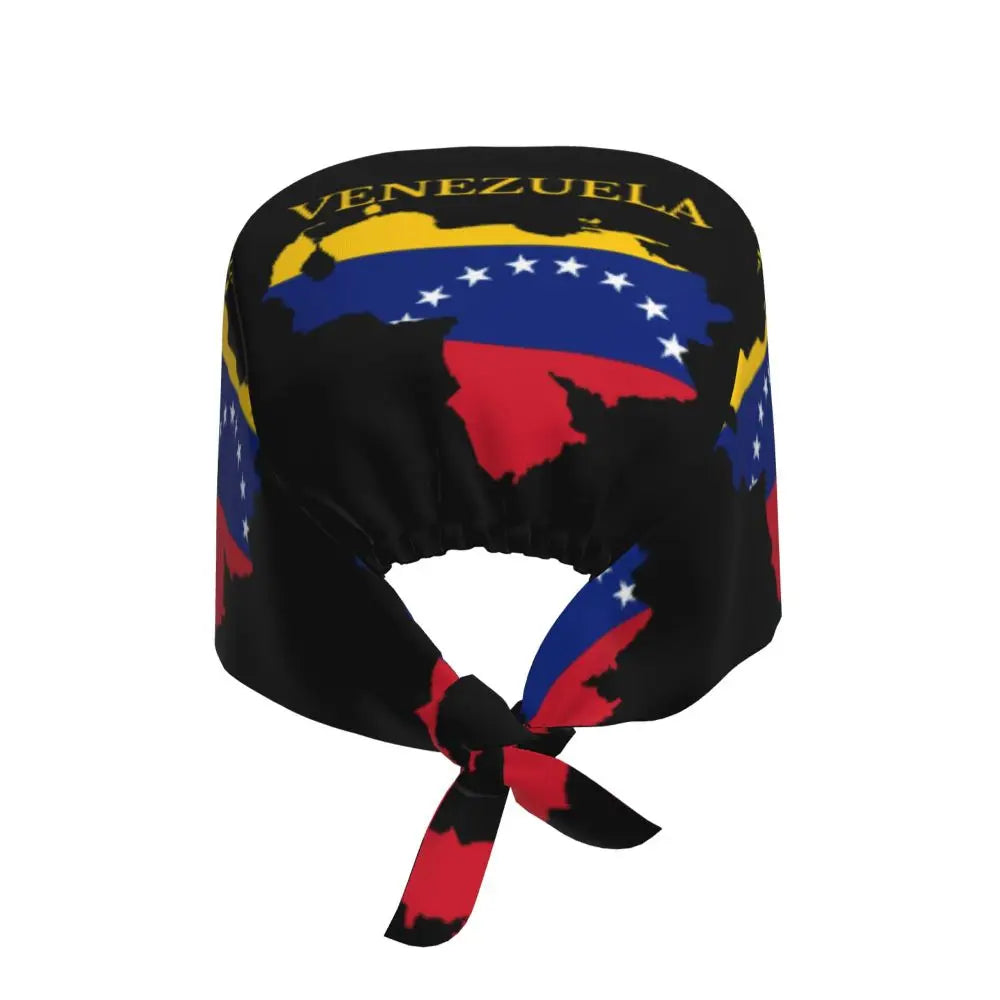 Custom Flour Bread VZLA Venezuelan Working Hat Women Men America VZLA Surgical Hat Scrub Nursing Doctor Surgeon Cap for Dentist