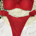 Sexy Leopard Print Bikini Set 2026 – Brazilian Push-Up Swimsuit