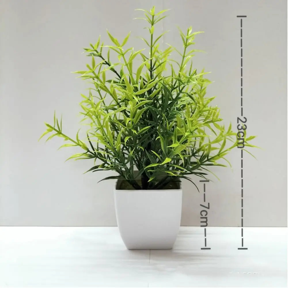 False Plants With Pot Potted Flowers Table Pulp Pot Garden Outdoor Decor