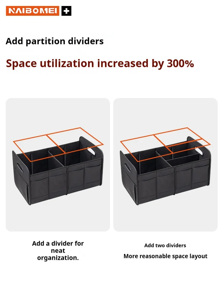 For Subaru STI Brz Wrx Xv Ascent Forester Outback Impreza Legacy Car Trunk Foldable Storage Box Large Capacity Storage Bag