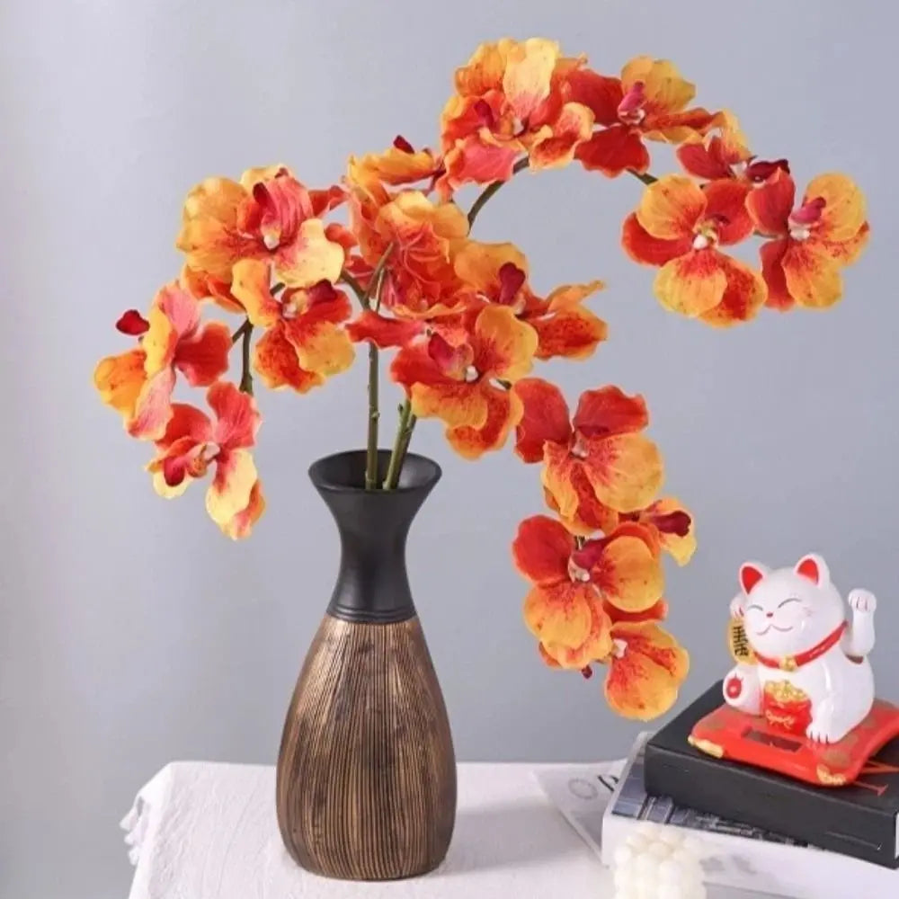 Real Touch Orchids Floral Arrangements Realistic Fake Flower