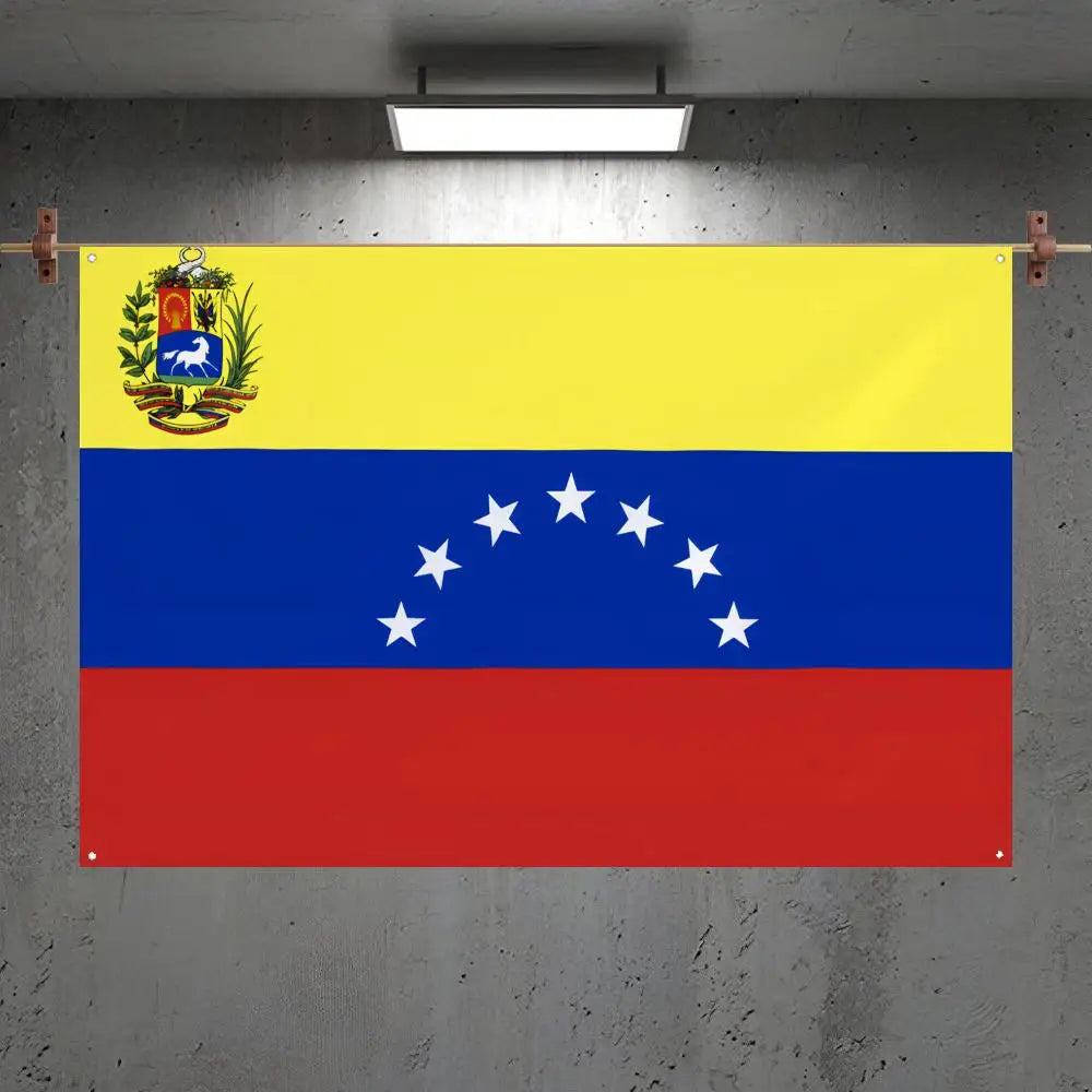 1954 7 Stars Ve Ven Venezuela Flags Custom Wall Hanging Background Art Banner for Bedroom Home Living Room Outdoor Decor