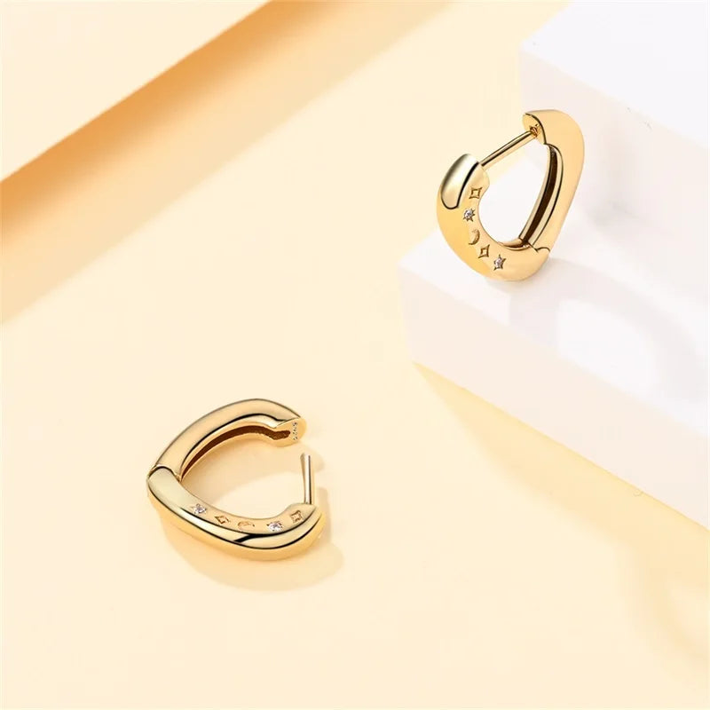 925 Silver Pearl Bee Star Moon Earrings – Trending Fashion Jewelry Gift