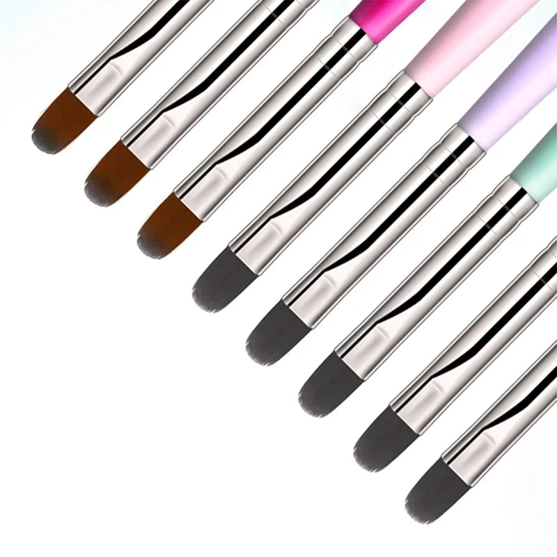 Nails Art Brush Pattern Phototherapy Acrylic UV Gel Extension Builder Coating Painting Pen DIY Manicure Accessories Tools
