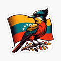 VENEZUELA Map Flag Car Sticker Quality Waterproof Vinyl Self-adhesive Car Sticker Car Accessories Decor Decals