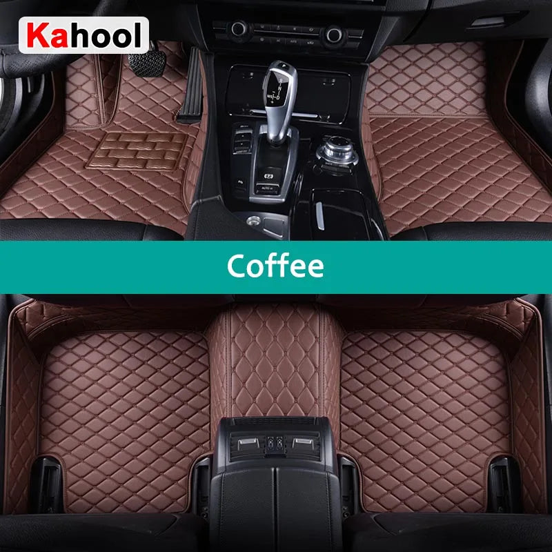 KAHOOL Custom Car Floor Mats For Subaru XV Crosstrek Auto Carpets Foot Coche Accessorie