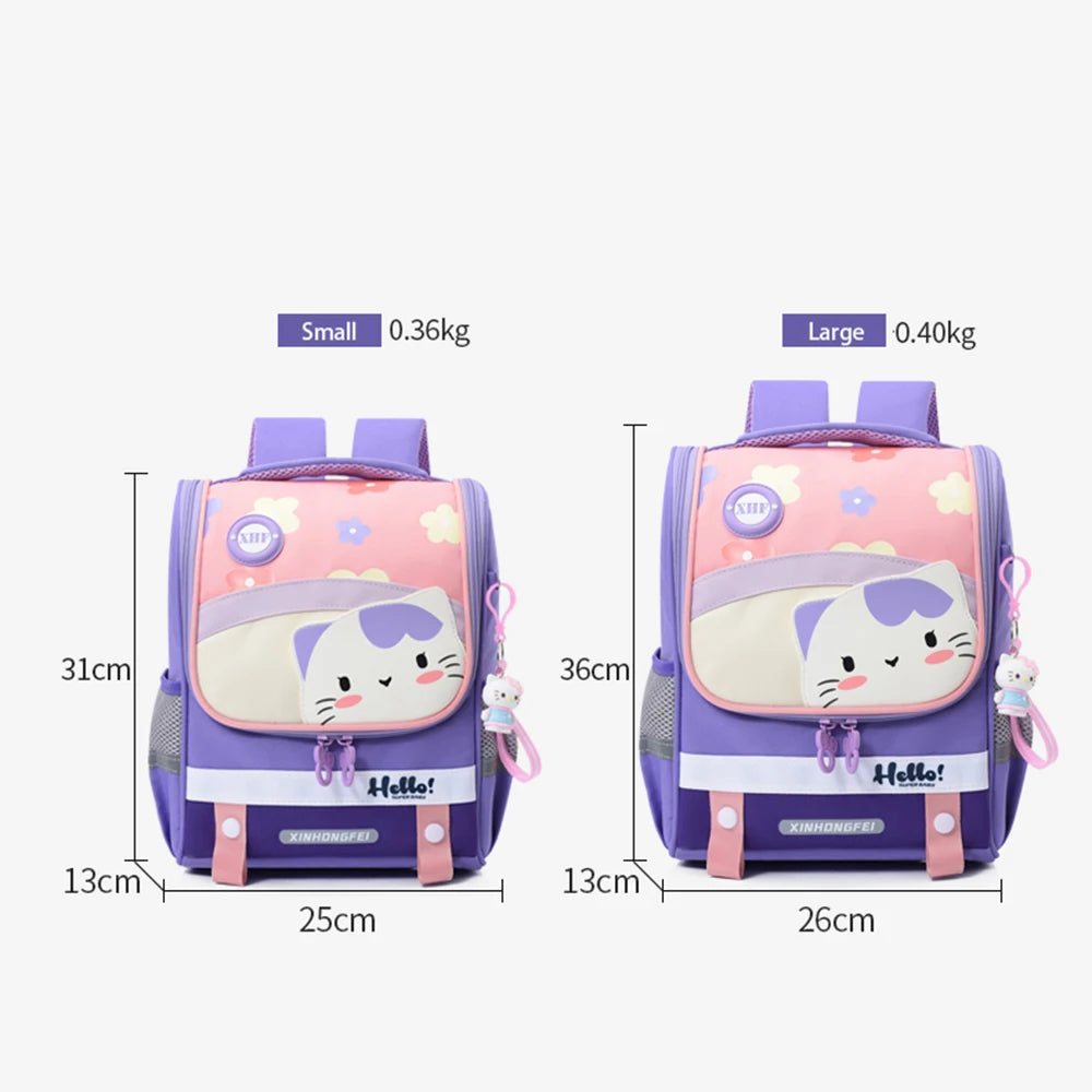 Shark Backpack Boys for Kids Girl Kitten Bookbag for Primary School Bags Travel Back Pack