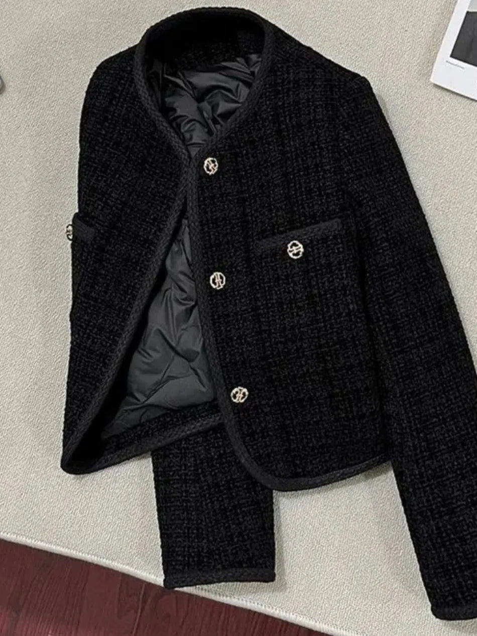 High-end Women's Tweed Coat 2025 Autumn and Winter New Arrival Noble French Elegant Fashionable Versatile Short Jacket