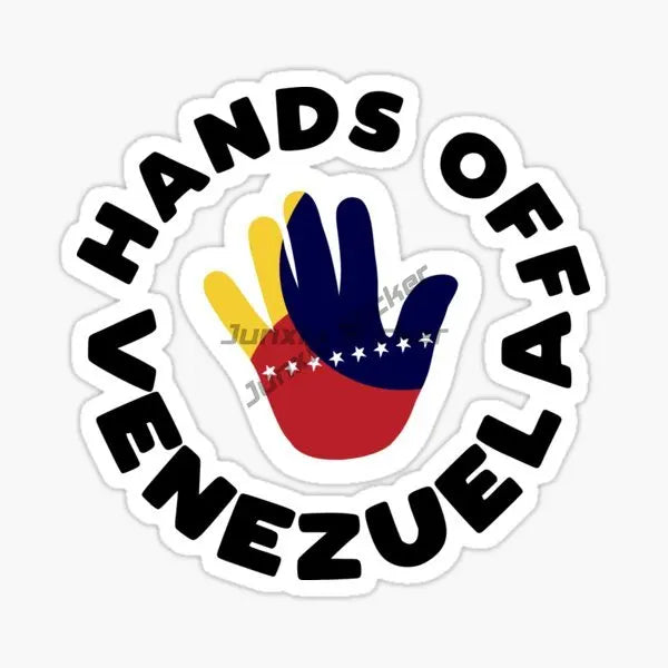 Venezuela Map Flag Sticker for Bicycle Van Laptop Motorcycle Wall Car Window Glass Off-road Decal Customizable Decal