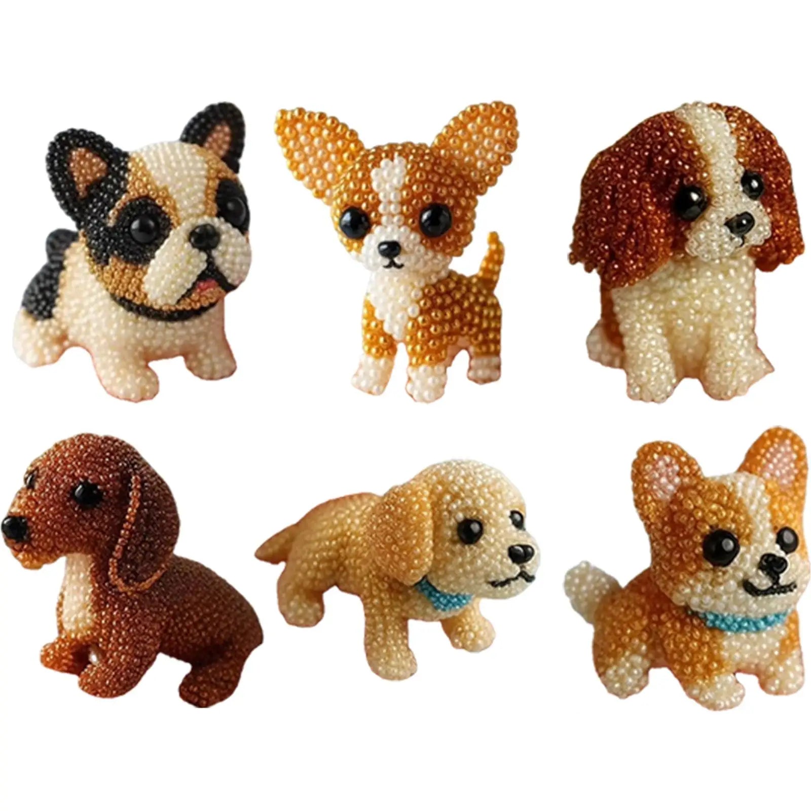 3D Animals Bead Craft Kit 3D Animal Dog Shape Bead Embroidery Set for Crafting Enthusiasts Girls Women Teens Adults DIY Gifts