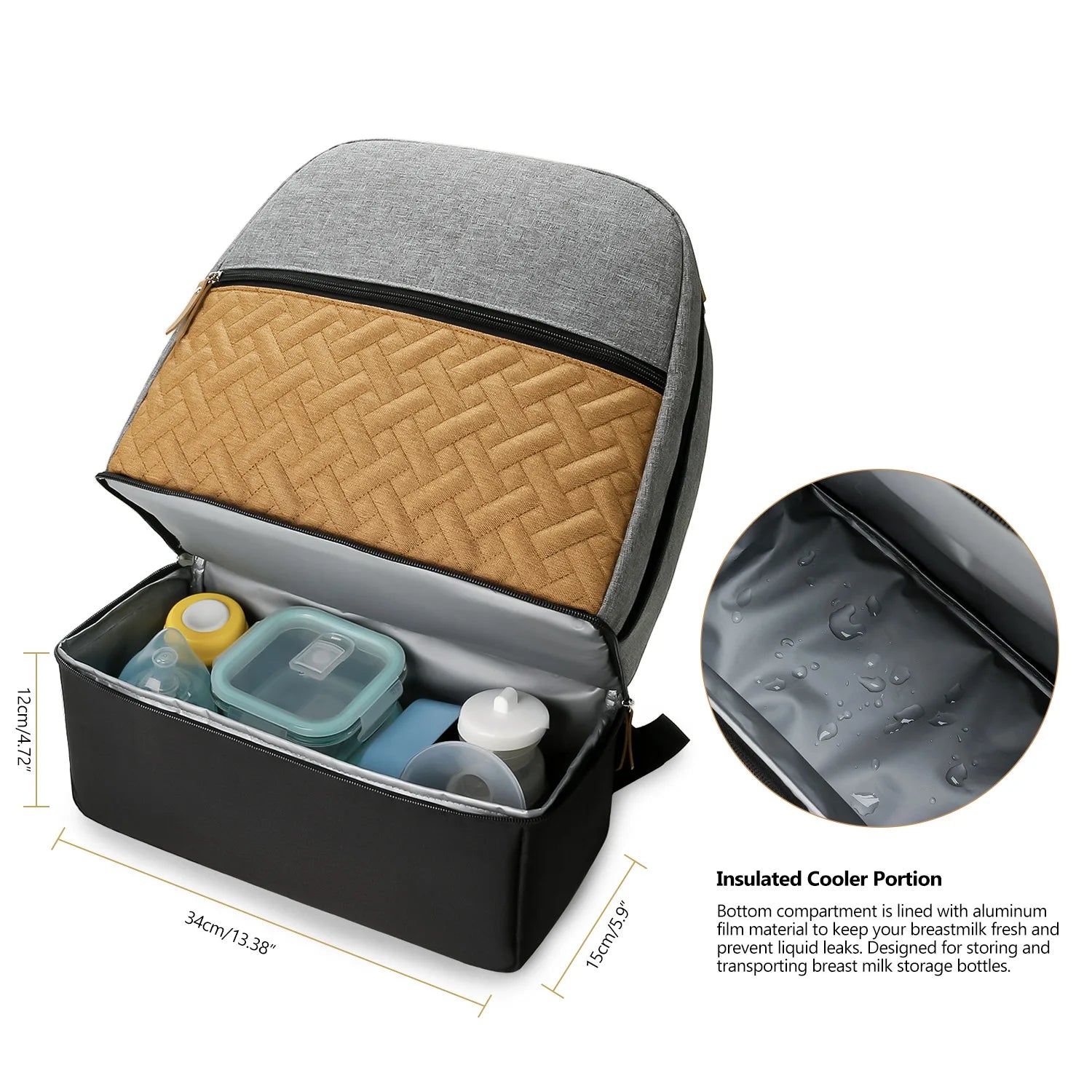 Baby Diaper Bag Backpack – Stylish & Spacious Organizer for Parents