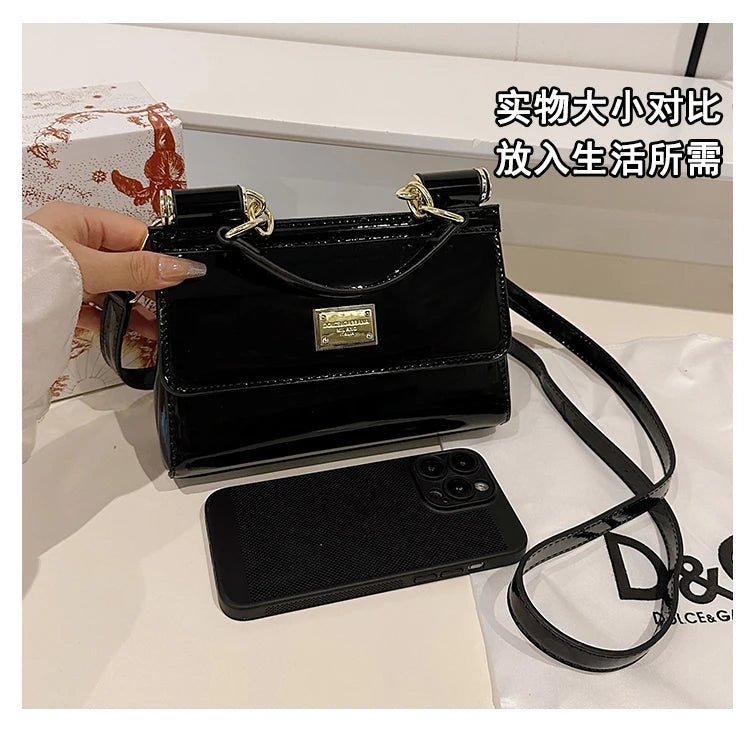 Fashionable Ladies Handbag Luxury Brand Designer Leather Shoulder Bag Elegant Crossbody Daily Use