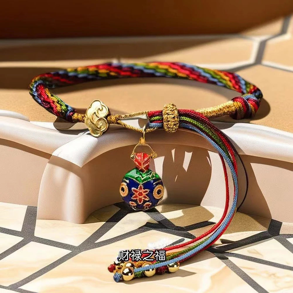 Ethnic Style Colorful Braideds Bracelet Elegant Lightweight Wristbands Valentine's Day Gift Ethnic Bracelet Beaded Bracelets
