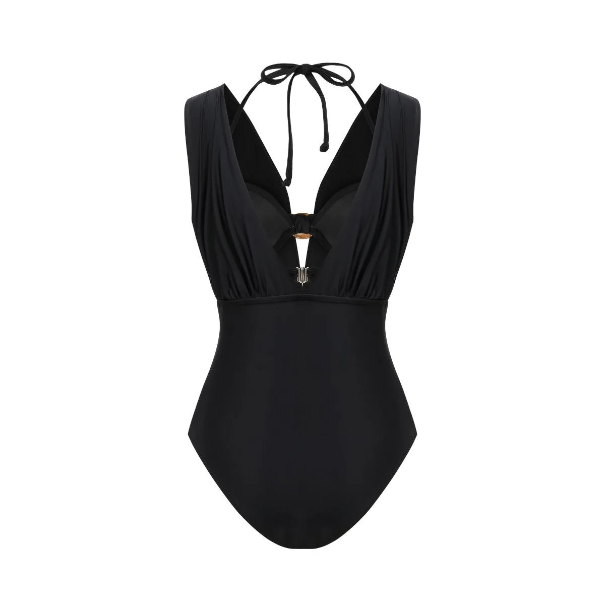 Women's Swimsuit 2-in-1 One-Piece Bathing Suit Elegant Tummy Control Monokini Deep V Neck Beachwear Sexy Resort Swimwear
