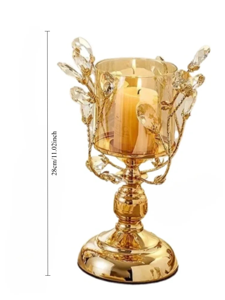 Candle Holder Wedding Decoration European Style Candle Holders Home Crystal Candle Holder Decorations Romantic
