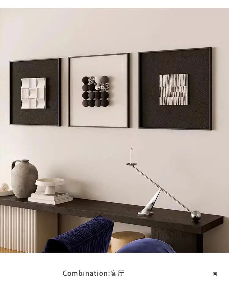 European-style Minimalist  Wall Art Living Room Decoration Vertical Decor Dining Room Foyer Irregular Wall Art Home Decoration