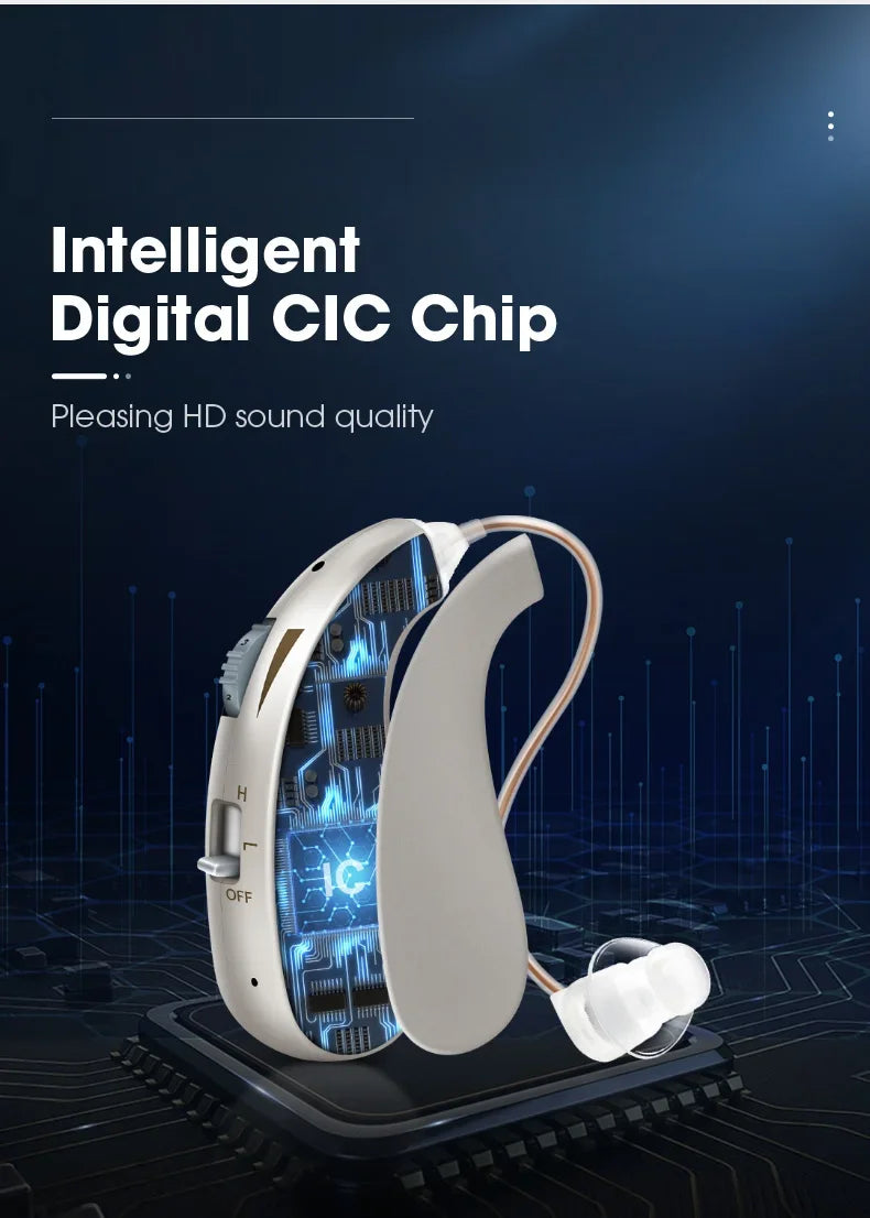 Enlarged hearing health earphones enhance ear sound protection for the elderly with hearing loss and tinnitus For Hearing Aid
