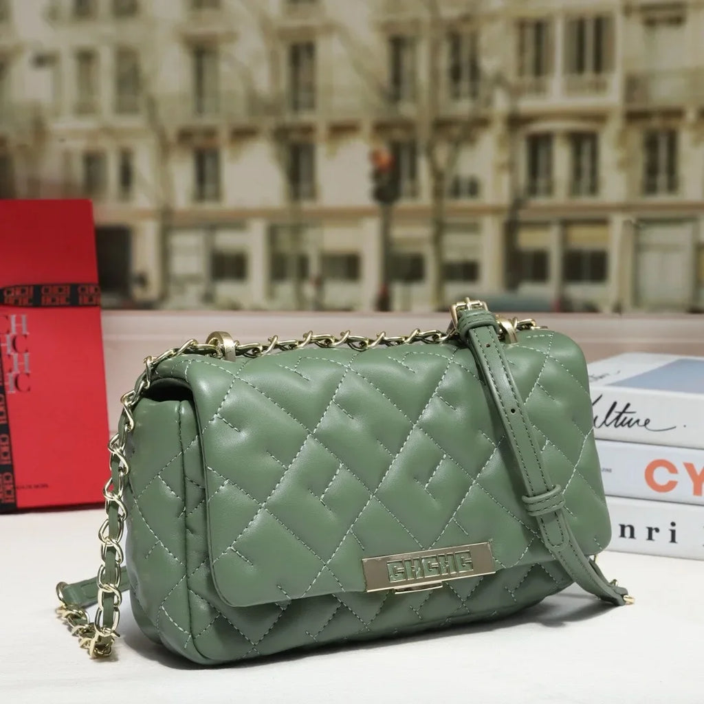 Elegant Leather Shoulder Handbag Women Luxury Designer Crossbody Bag Famous Brand Tote Purse Classic Ladies Premium Carry