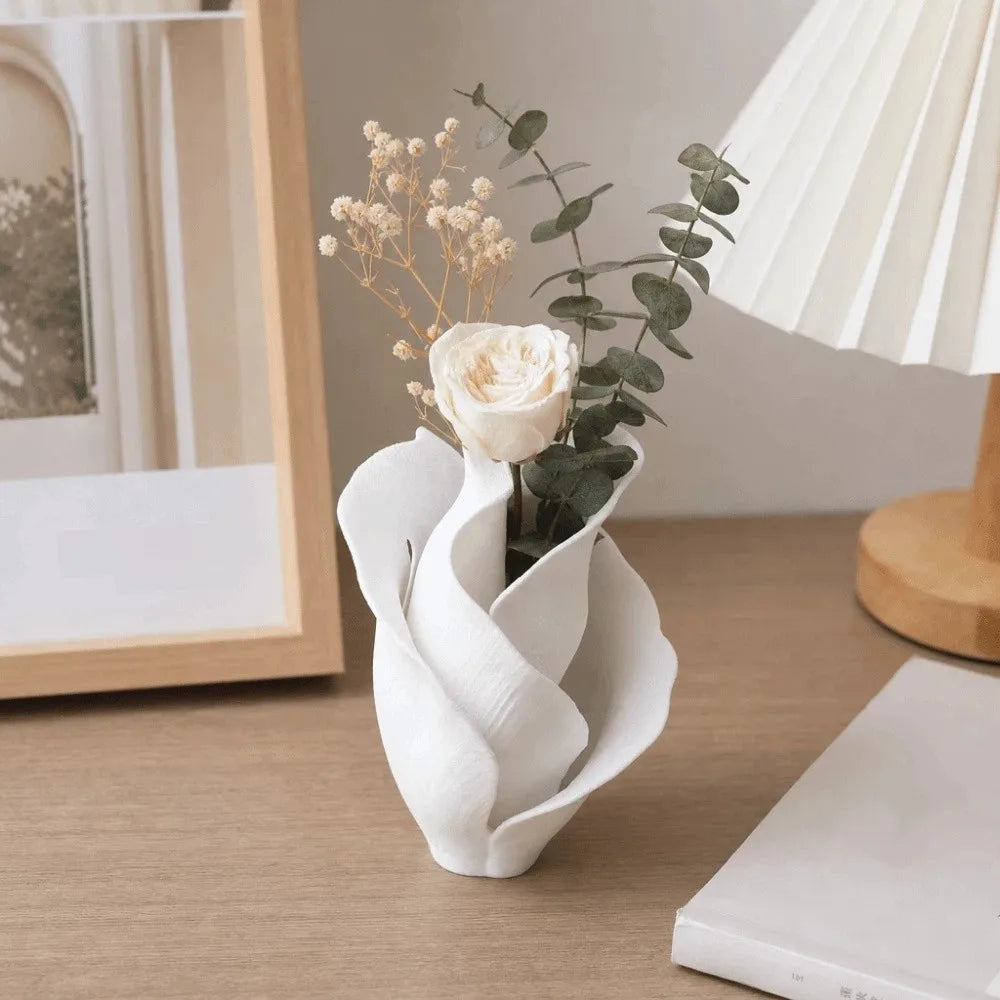 3D Printed Desktop Decoration Creative Irregular Abstract Vase Tabletop