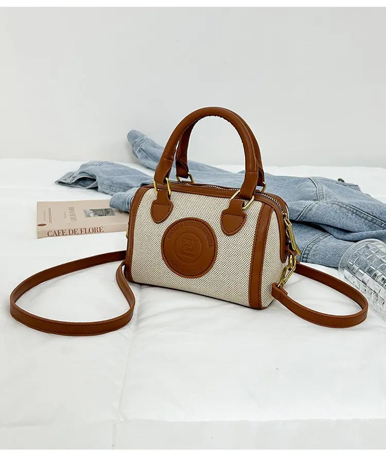 Famous Designer Leather Women's Tote Bag Luxury Brand Popular Classic Fine Craftsmanship Elegant Vintage Commuter Bag