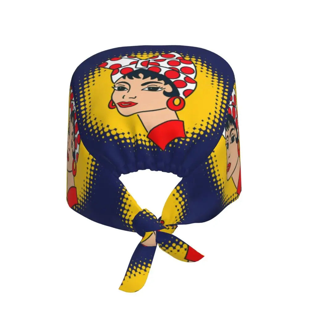 Custom Flour Bread VZLA Venezuelan Working Hat Women Men America VZLA Surgical Hat Scrub Nursing Doctor Surgeon Cap for Dentist